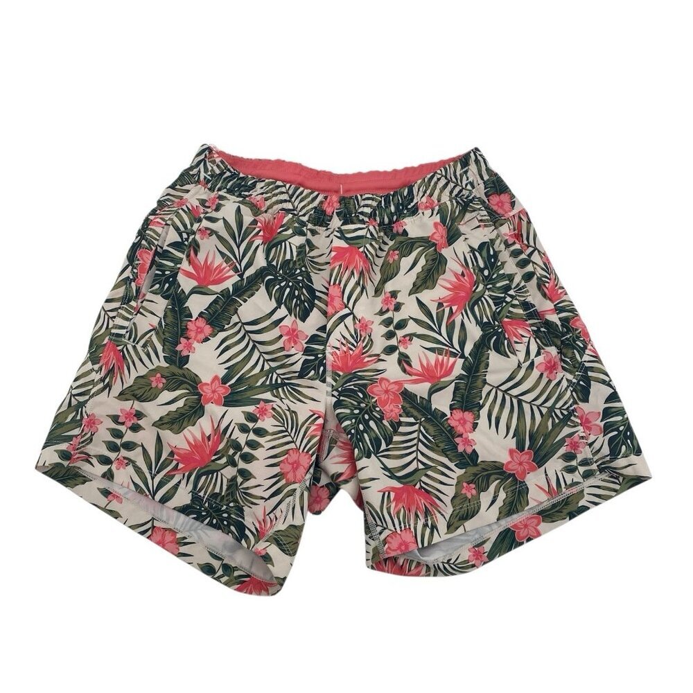 Birddogs Boom Short Boomstick Hawaiian Floral Lined Athletic Shorts Men's Small - Picture 1 of 9